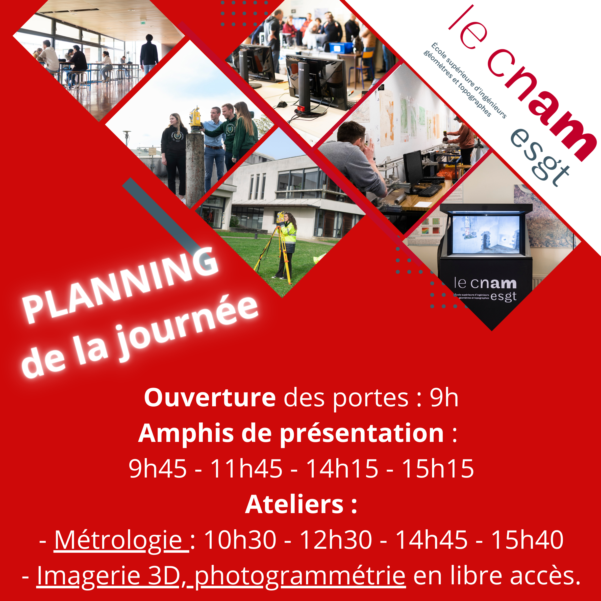 planning de la journée